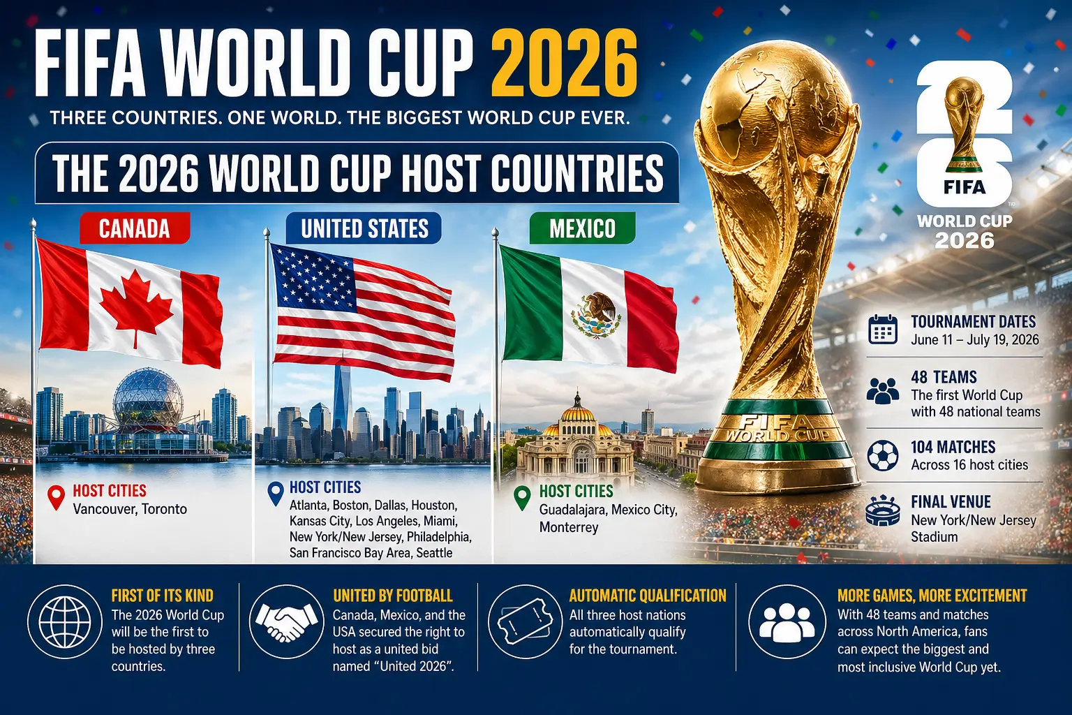 Which Countries Are Hosting the 2026 FIFA World Cup