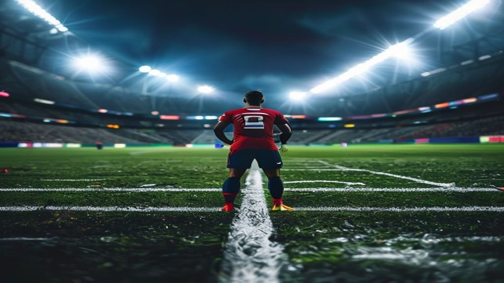 Editorial graphic depicting Harry Kane and Argentina World Cup semi-final coverage
