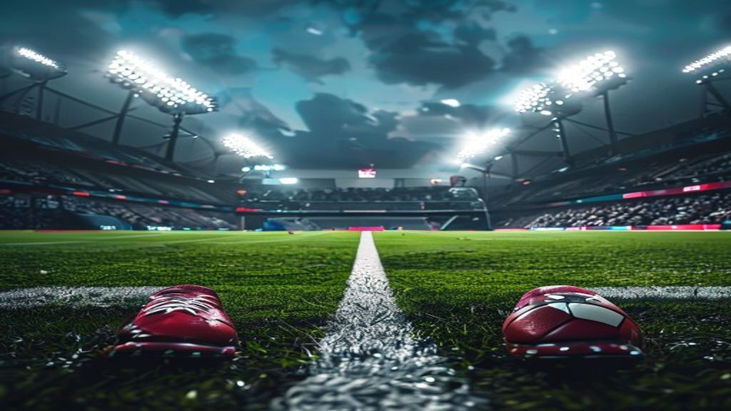 Editorial graphic illustrating Argentina's World Cup semifinal victory over England