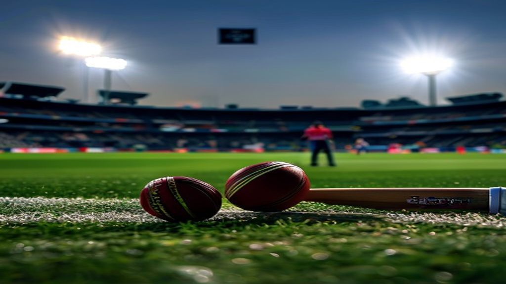 Editorial graphic illustrating fast bowler Jofra Archer bowling in an England ODI match against India.