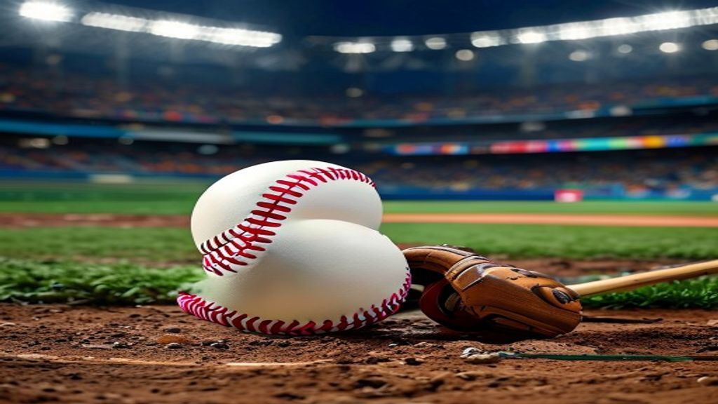 milwaukee brewers — Action photo of baseball field set up for a Brewers vs Marlins preview matchup