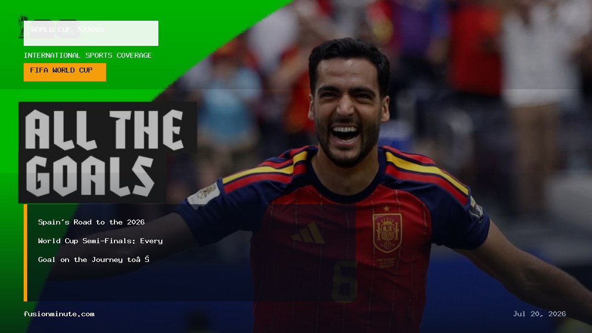 Spain national football team players celebrating a goal at the 2026 World Cup