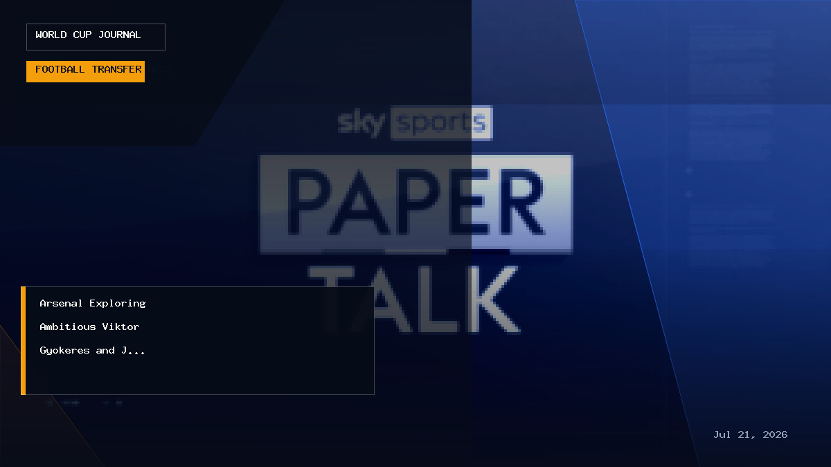 Graphic illustration of Arsenal transfer rumors featuring Viktor Gyokeres and Julian Alvarez