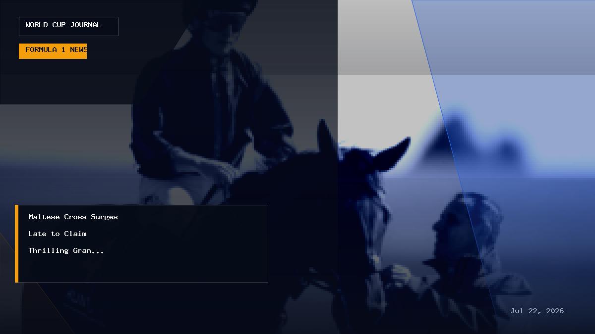 Editorial visual graphic showcasing the Grand Prix de Paris flat race at ParisLongchamp